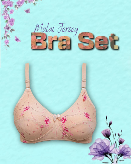 Pure Comfort Cotton Bra Set