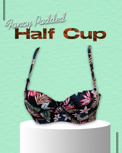 Romantic Rose Half Cup Bra