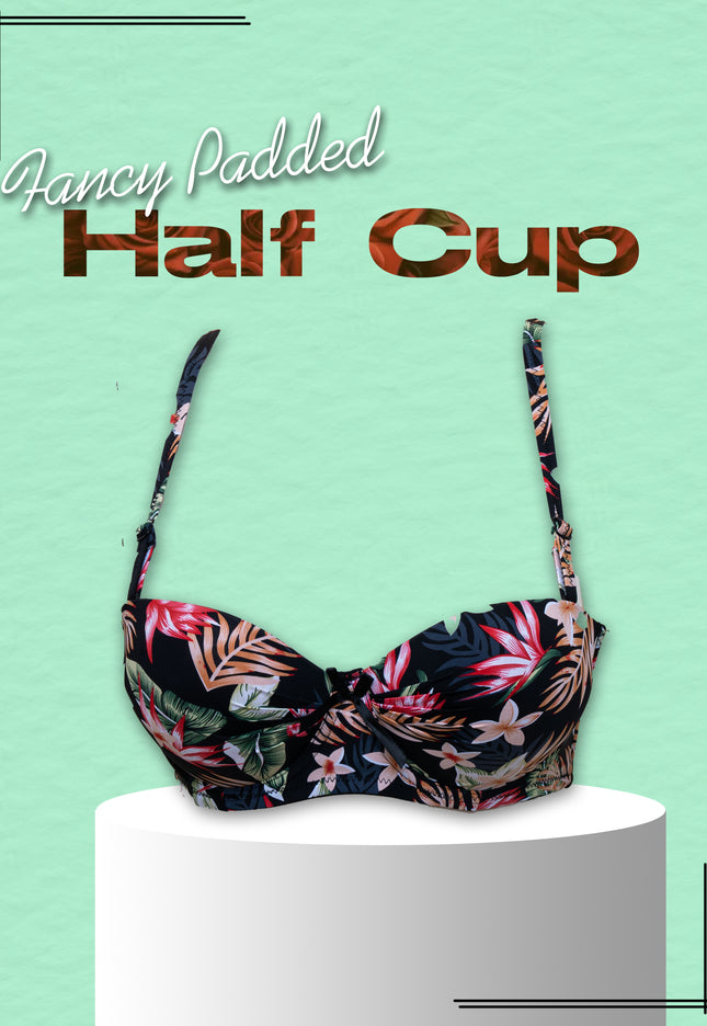 Romantic Rose Half Cup Bra