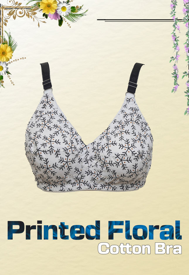 Daisy Bloom Cotton Bra