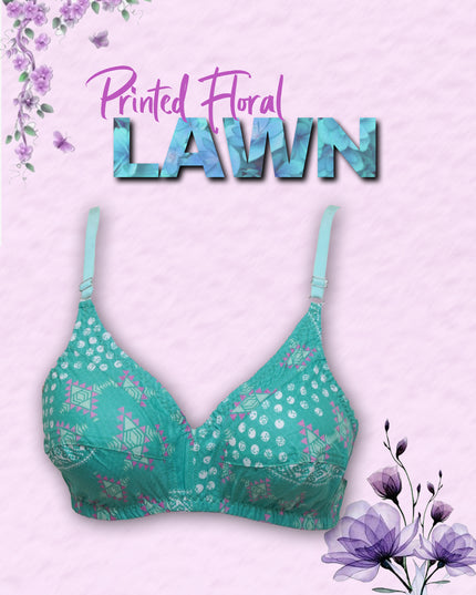 Pastel Garden Floral Bra