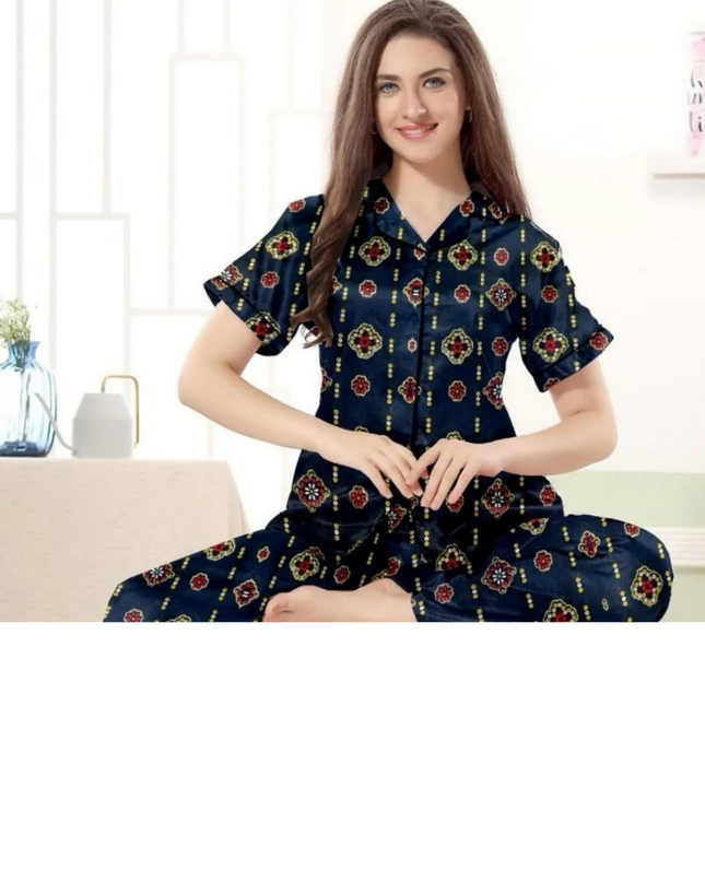 Classic Black Cotton PJ