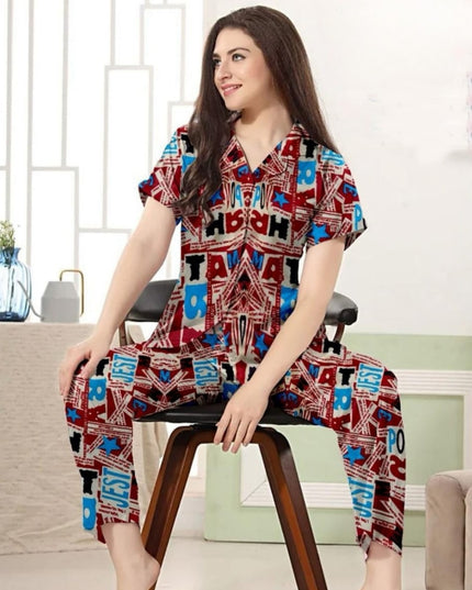Blossom Breeze Night Suit