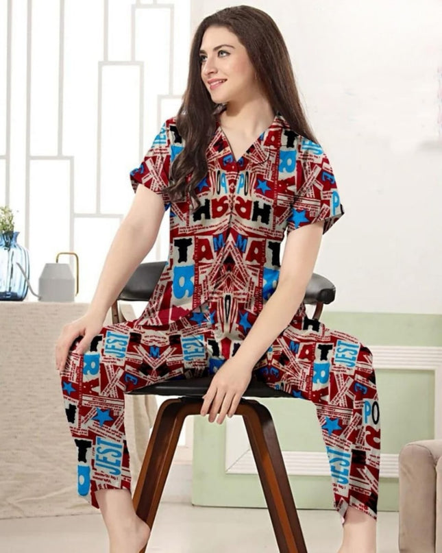 Blossom Breeze Night Suit