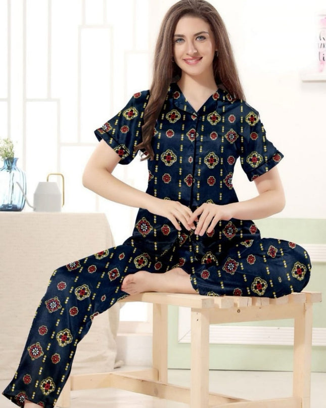Classic Black Cotton PJ