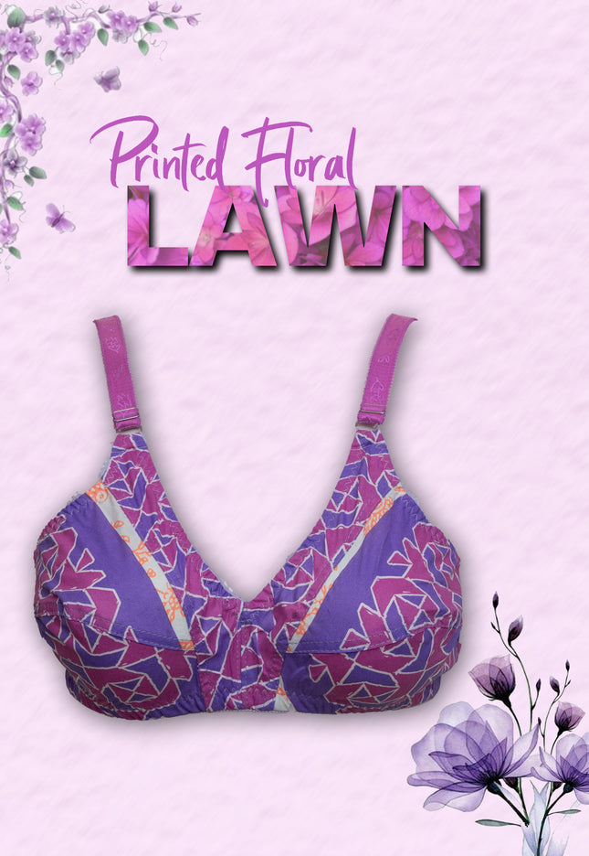 Sunshine Floral Lawn Bra