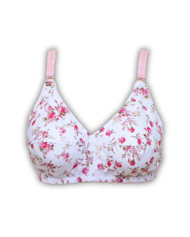 Rose Garden Print Bra