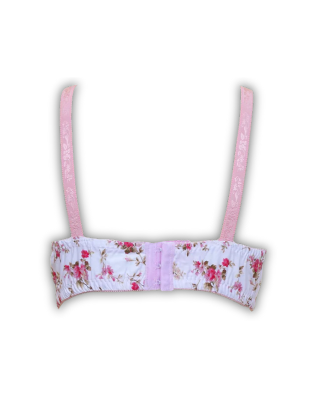 Rose Garden Print Bra